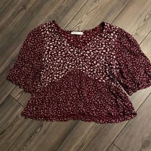 Plum colored top